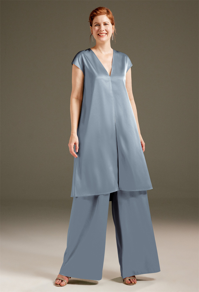 AW Gwen Dusty Blue  Mother of the Bride Dresses